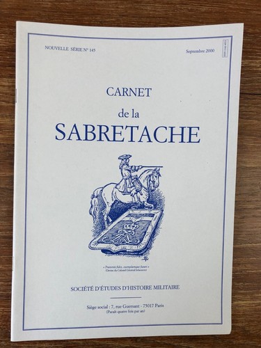 Carnet sabretache 145 - carnet,