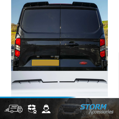 Rear spoiler gloss black - rear,