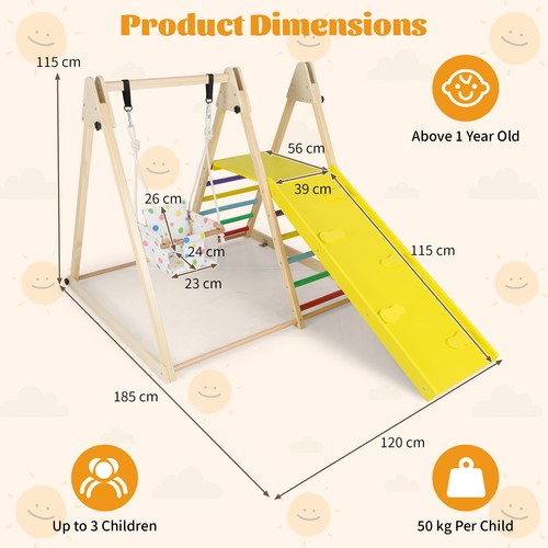 Indoor wooden - 4-in-1,