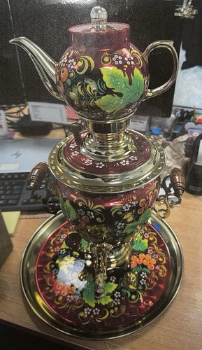 Ceremonial samovar tea pot - tea,