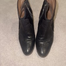 Jigsaw black leather and pony