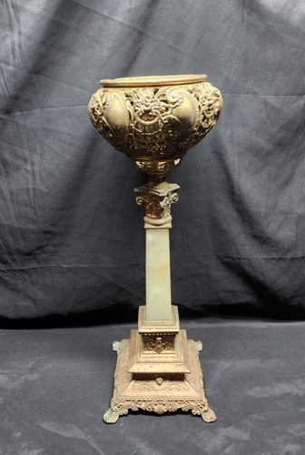 Antique torchere pedestal - torchere,,