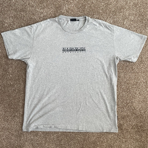 Napapijri men grey logo - napapijri, men’s