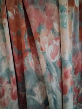 Curtains Pair & 5 Cushion