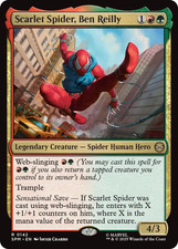 Scarlet Spider, Ben Reilly 0142 ~ Rare MTG Marvel Spider-Man