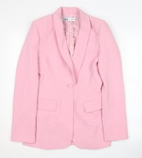 Zara Women's Pink Shawl Lapel