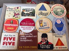 Vintage beer mats - 50s, 60’s