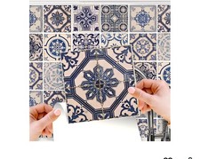 WALPLUS Self Adhesive Wall Tiles 15x15cm(6") Stick on Tiles Kitchen Sticky Tile
