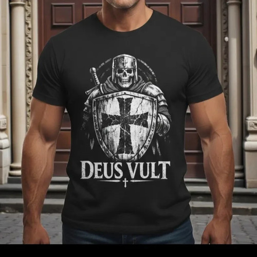 Deus vult skeleton - deus, crusader