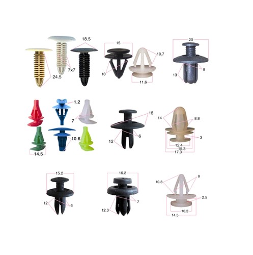 100pcs car plastic rivet - car,