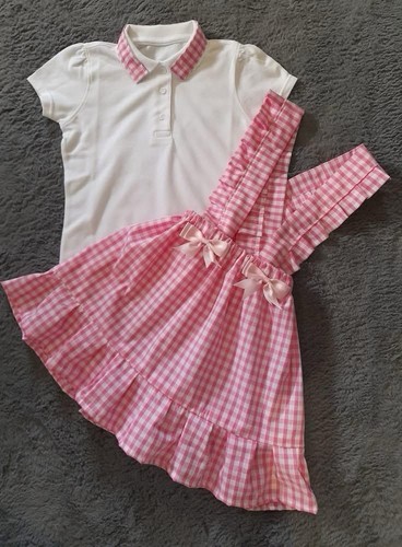 Girls gingham check school - gingham,