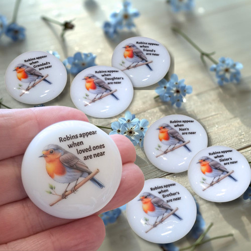 Robin bereavement pocket hug - bereavement,
