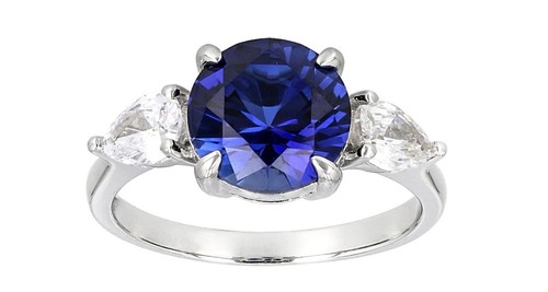 Carat round natural - carat, blue
