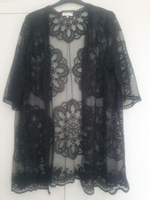 Ladies Black Beach Cover Up