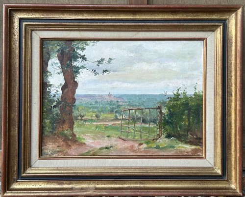 Original antique oil - original, painting