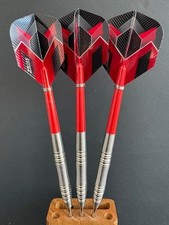 Brand new lovely set of 23 gram tungsten darts with ringed and micro ringed grip