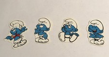 Smurf Stickers Vintage Set Of