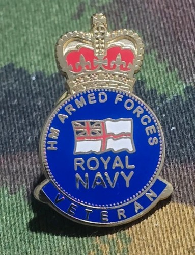 Royal navy veterans badge - royal,