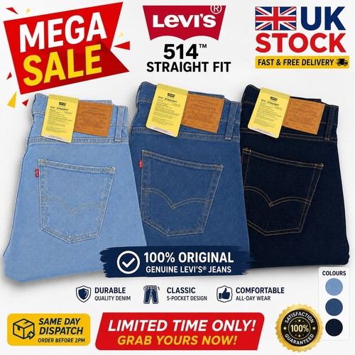 Mens levi 514 straight - 514, fit