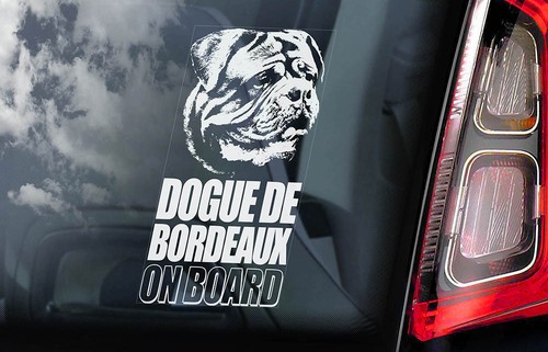 Dogue bordeaux car sticker - de,