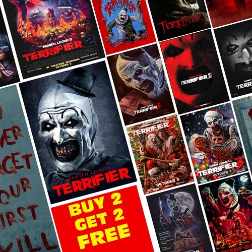 Terrifier movie posters a4 - movie,