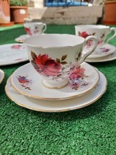 ROYAL STAFFORD 'Honey bunch' bone China VINTAGE Tea Set 1950s Shabby Chic