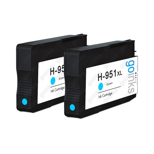 Cyan ink cartridges for hp - 2,