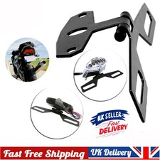 Motorcycle Durable License-Plate Holder Tail Rear Light Bracket Mount Durable