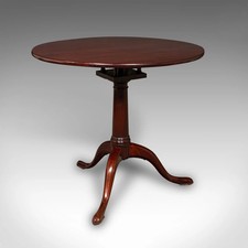 Antique tripod table english - tripod,