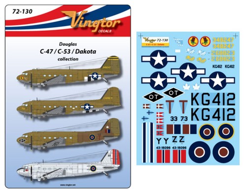 Vingtor decals 72130 - 72130, 1:72