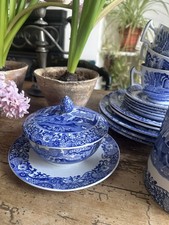 Antique blue Italian Spode