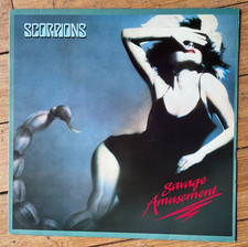 Scorpions- Savage Amusement, Vinyl LP- 1988 UK SHSP4125 Harvest EMI