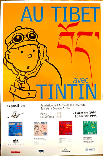 Tintin rare tibet - tintin, tibet"