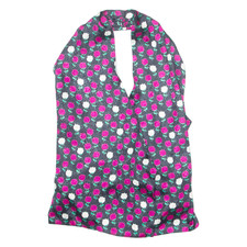Womens Halter Neck Vest Blue