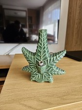 Vintage Ceramic Marijuana Weed Bong Model Sculpture Amsterdam 1998 Nice Piece