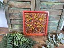 Vintage Original Kashmiri Hand Painted Floral Papier Mache Tray