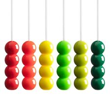 Pull Cord String Handle and Connector. Pebble Style Bright Fun Handle Colours.