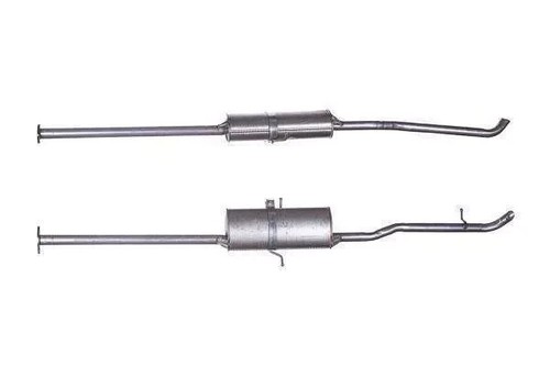 Exhaust rear silencer - silencer, fits