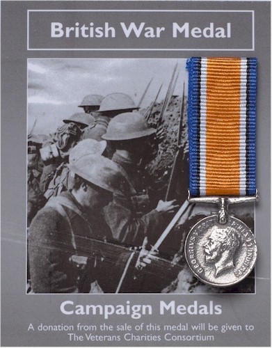 British war medal campaign - medal,