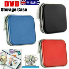 40 CD DVD Carry Case Cover Disc Storage Holder CD Sleeve Wallet Ideal for In Car