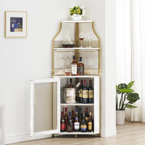 Corner wine rack drinks - wine,