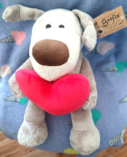 Boofle Bear Dog Holding Love