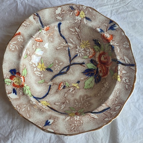 Antique corona ware rosetta - ware,