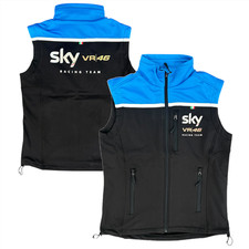 Team Sky Men's Gilet VR46 MotoGP Racing Gilet Vest Jacket - New
