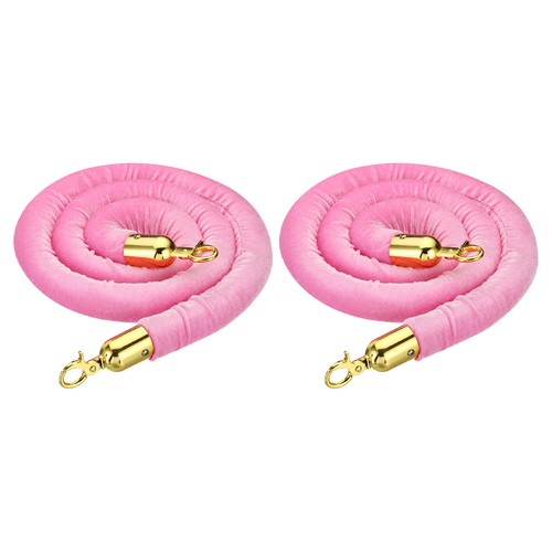 Feet pink velvet stanchion - pink,