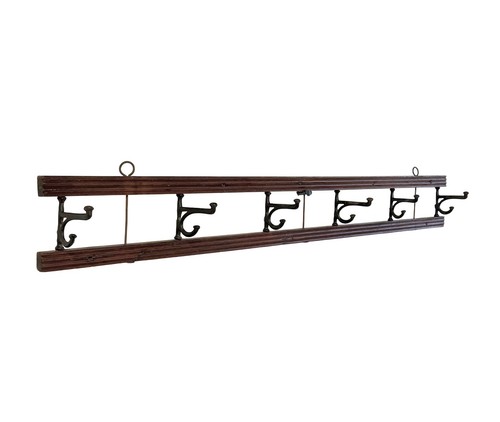 Antique oak cast iron - iron, hook