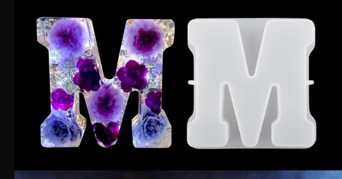Resin letter moulds large - letter,