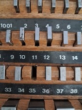 USED ENGINEERING TOOLS MICRONAID SLIP GAUGES SER N03143