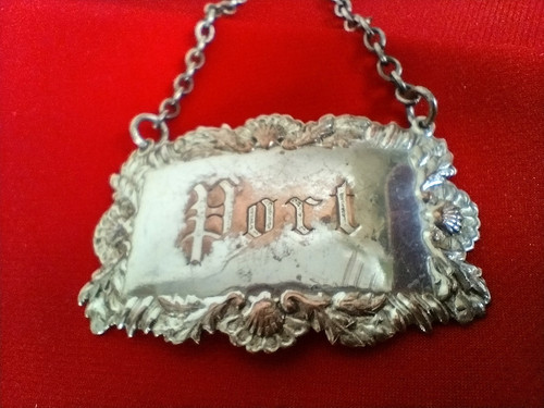 Vintage decanter label port - decanter,
