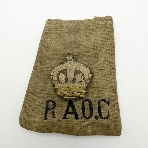 Genuine ww2 major raoc khaki - ww2,